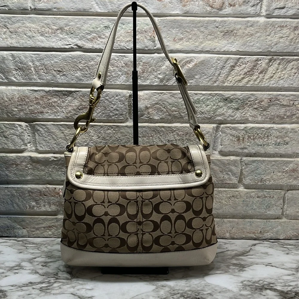 Coach Ltd Ed 65th Legacy White Khaki Sig C Rare and Very Clean. - Picture 7 of 16